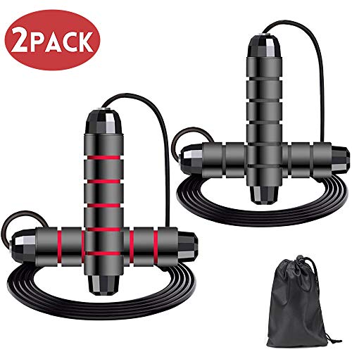 Mesuyoku Jump Rope, Tangle-Free Ball Bearing Speed Jump Rope for Women, Men,