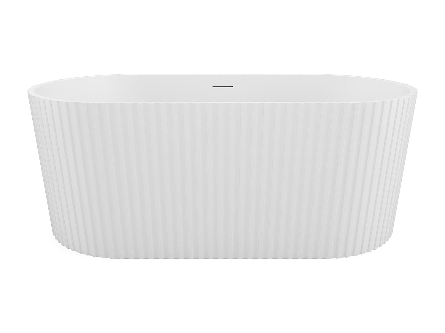 Vente-unique - BaÒera exenta de acrÌlico - Blanco mate - 220L - 150 x 75 x 58 cm - ALIENA
