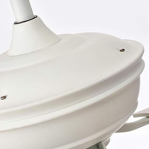 Miniatura 6 de Havorand II - Ventilador de techo con 5 aspas y 52 pulgadas, acabado blanco