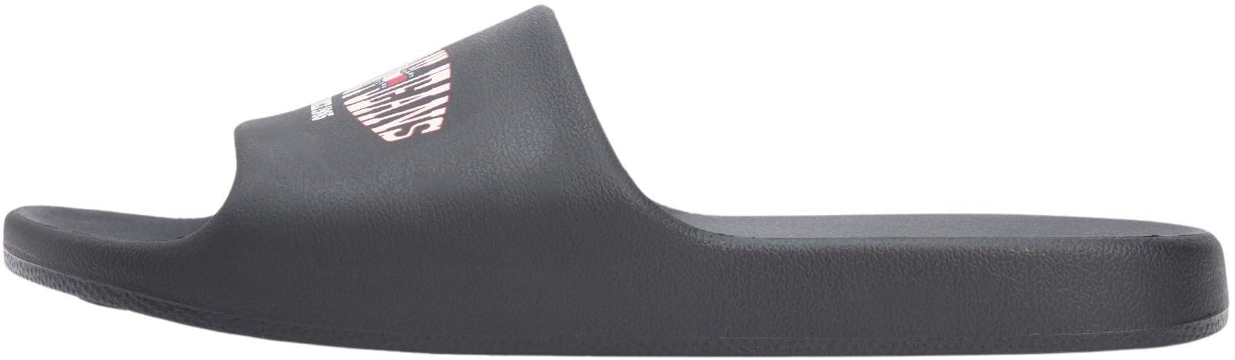 Tommy Jeans Men's TJM Injected Sandal EM0EM01700 Slides, Black (Black), 8 UK