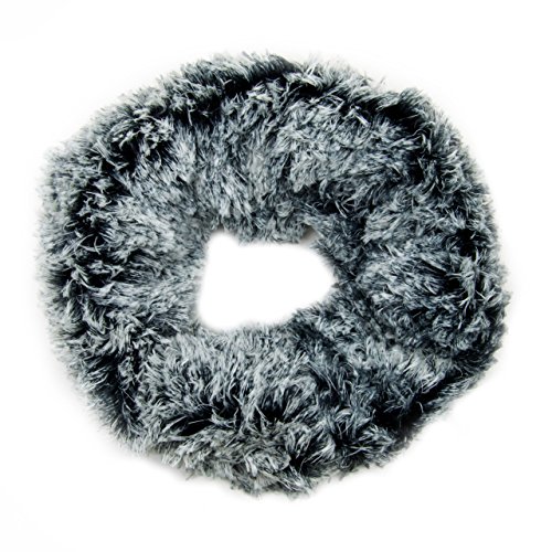 MANUMAR - Bufanda - para mujer negro blanco talla única