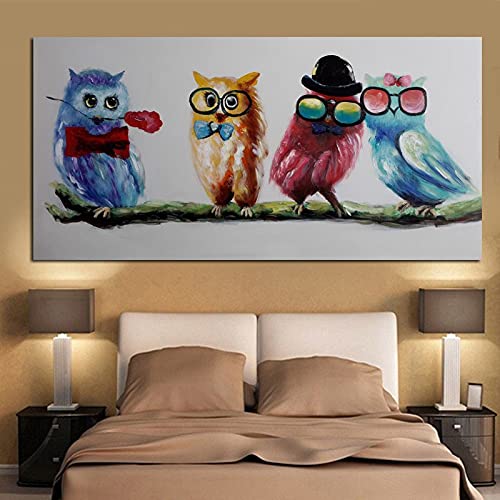 Peinture diamant 5D DIY chouette grand format 50x120cm broderie strass cristal point de croix art
