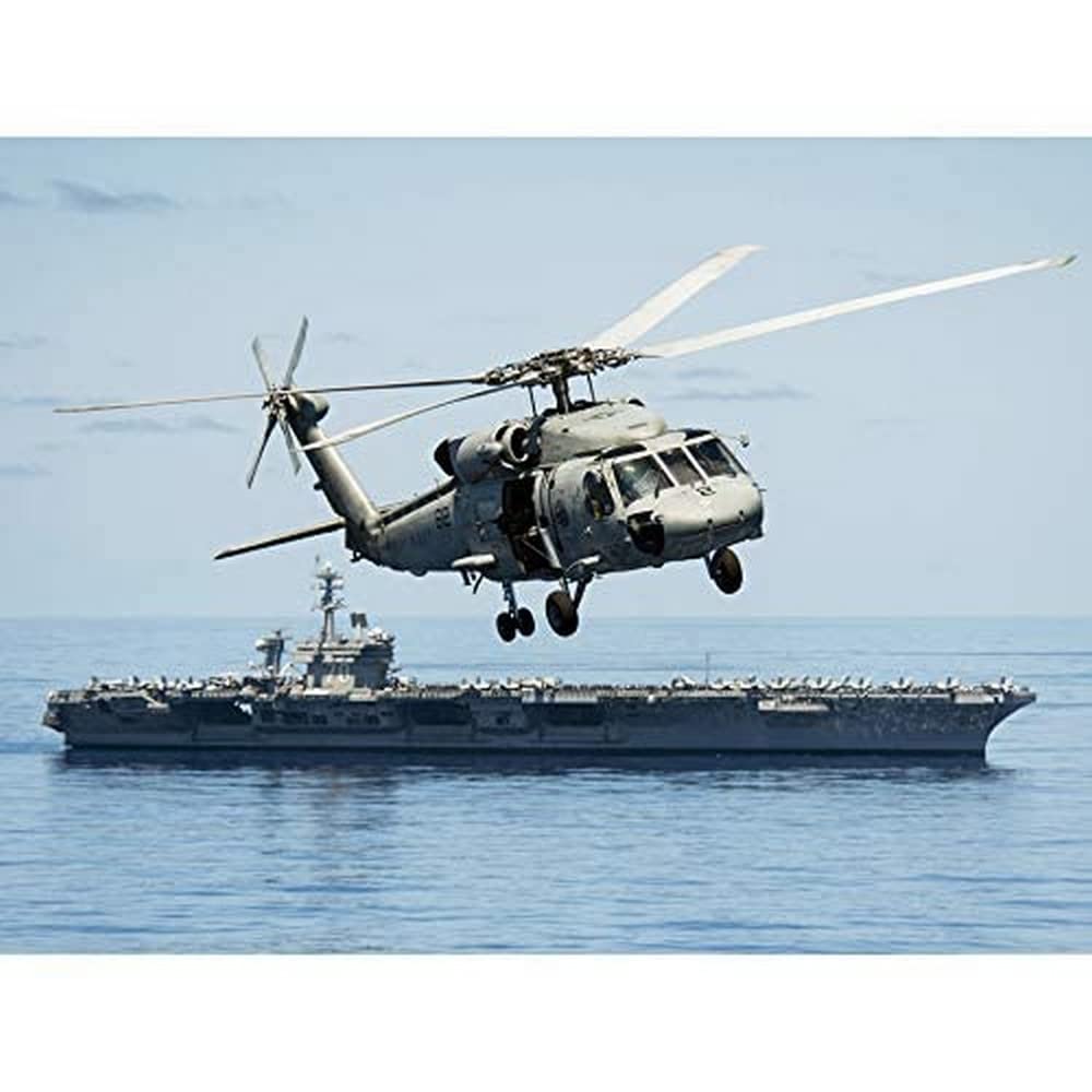 Artery8 Military USA SH-60F Sea Hawk Helicopter Unframed Wall Art Print Poster Home Decor Premium