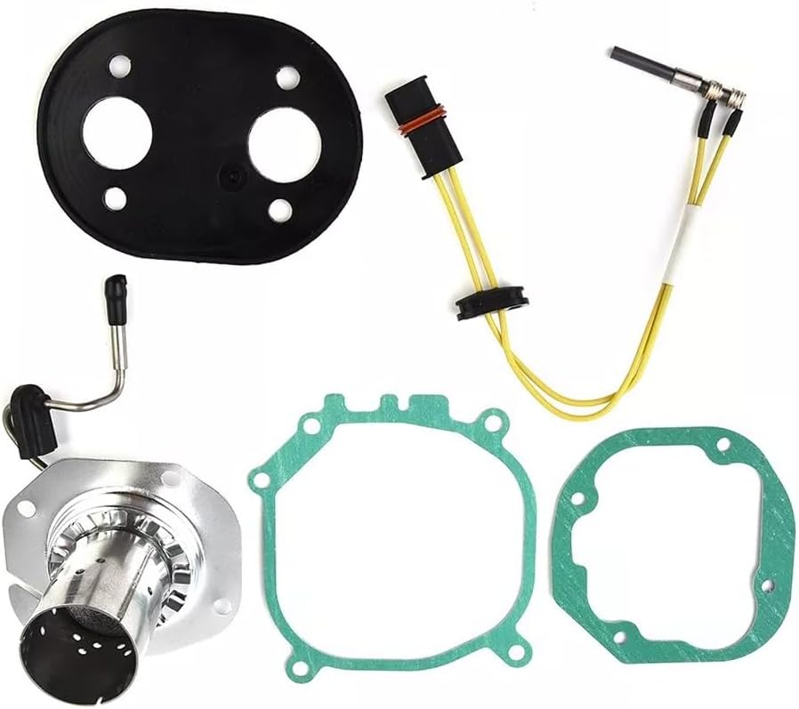 Riloer Car Air Diesel Parking Heater Service Plug Kit, 5 PCS Fit for Webasto Air Top 200 .0/200 0S/ 200 0ST /200 0STC heaters, Glow Plug Repair Kit Removal Tool + Ceramic Gaskets Strainers
