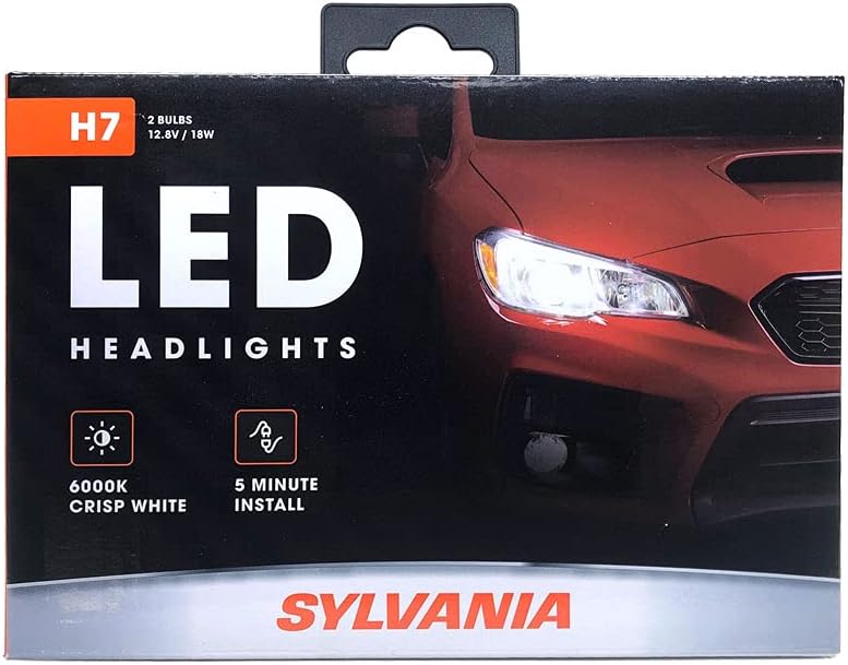 H7 Sylvania (SL) LED Headlight Bulbs, 2pk, Headlight Bulbs Amazon Canada