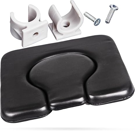 MINIVON PU Commode Seat Cushion, Padded Cushion for Bedside Commode Chair, C Shape Soft Pad Cover Commodes, Shower Wheelchair, Commode Cushion for Elderly