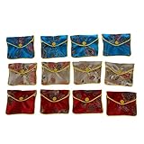 TOOGOO(R) 12 x Jewellery Jewelry Silk Purse Pouch Gift Bag Bags HOT