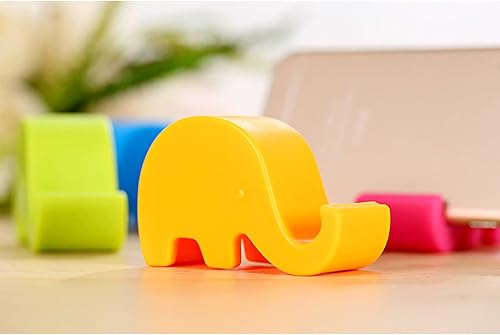 Miniatura 3 de Soporte de teléfono celular de elefante para teléfono celular, diseño de elefante, lindo elefante para teléfono celular, soporte de plástico para
