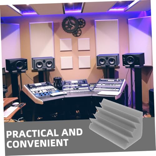 Totority 10pcs Soundproofing Pad Acoustical Wall Panels Sound Absorbing para Home Studio miniatura 7
