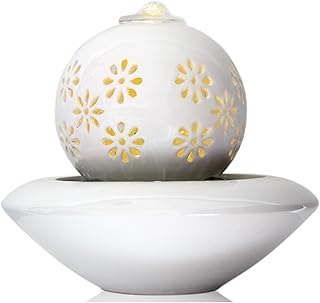 DONGTAISHANGCHENG fontaines d'intérieur Céramique Tabletop Fontaine Humidification Vin d'intérieur Cabinet de séjour Décoration Fontaine Perfect Desktop Décoration