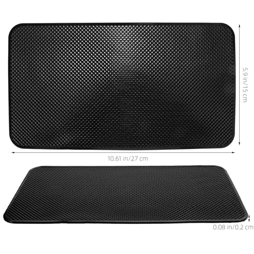 OUNONA Car Dashboard Mat PU Dash Pad Auto Phone Holder for Cell Phone Keys Glass Mirrors Coins A