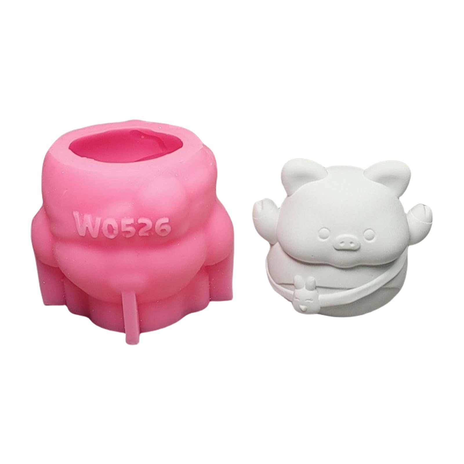 Kalttoy 3D Piglets Silicone Lovely Animal Molds Castings Molds Plasters Ornament Making Lovely Pigs
