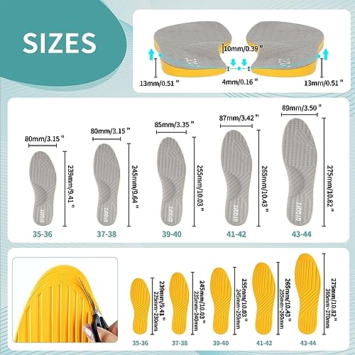 Jxkwsy Orthopedic Insoles Supination Corrective Shoe Inserts thumb #5