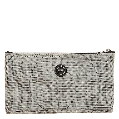 Trousse SMAERIA en maille sac de voyage et bureau compact gris 10 x 20 cm