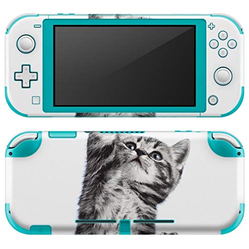 igsticker Nintendo Switch Lite 専用 デザインスキンシール 全面 任天堂 スイッチ ライト 専用 ゲーム機 カバー アクセサリー フィルム ステッカー エアフリー 001200 アニマル ネコ　動物 [video game] [video game]