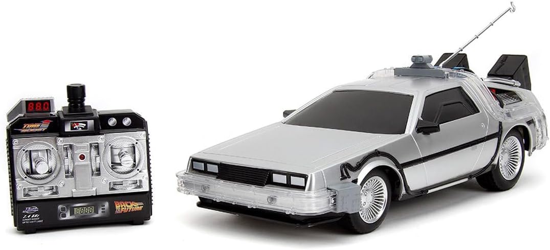 Jada Toys Hollywood Rides Back to The Future Time Machine 1:16 R/C Vehicle Jada Toys Hollywood Rides Back to The Future Time Machine 1:16 R/C Vehicle