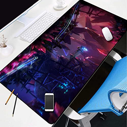 Tapis de souris gamer XXL forêt féerique 90x40 cm