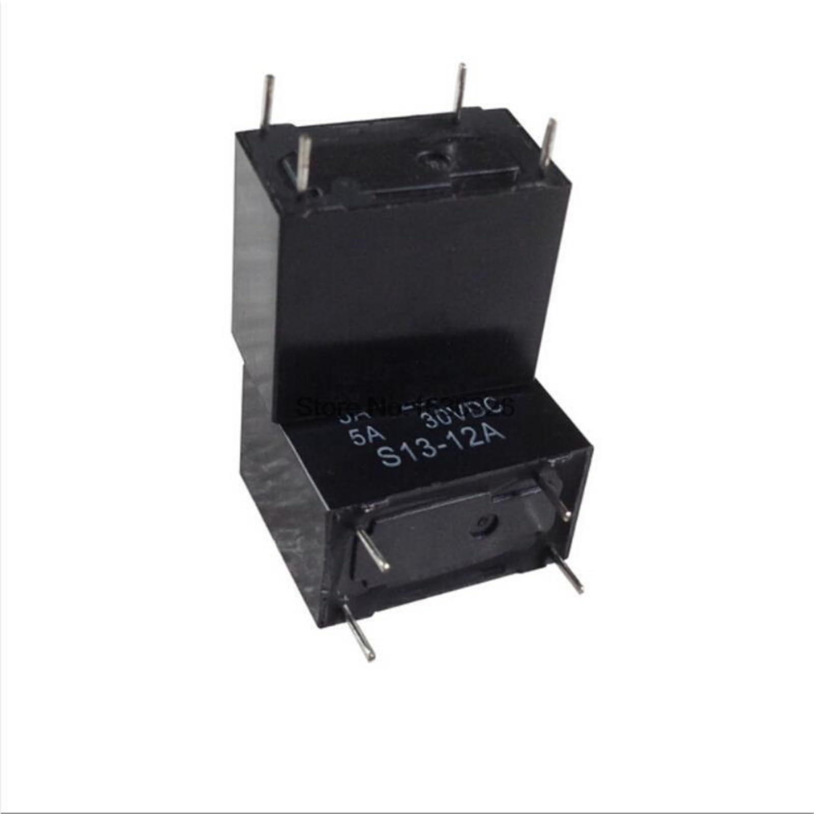 Relé HF32F-024-HSL3 12V de 4 pines y alta sensibilidad para circuitos electrónicos de bajo consumo