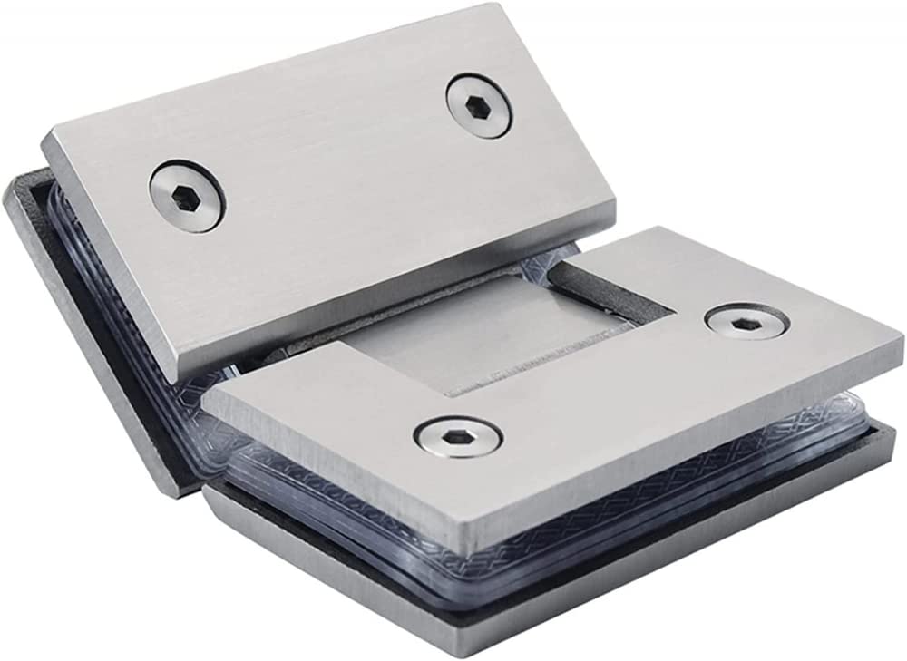 Xiazyusp One Color Glass Door Hinge Heavy Duty 135 Degree