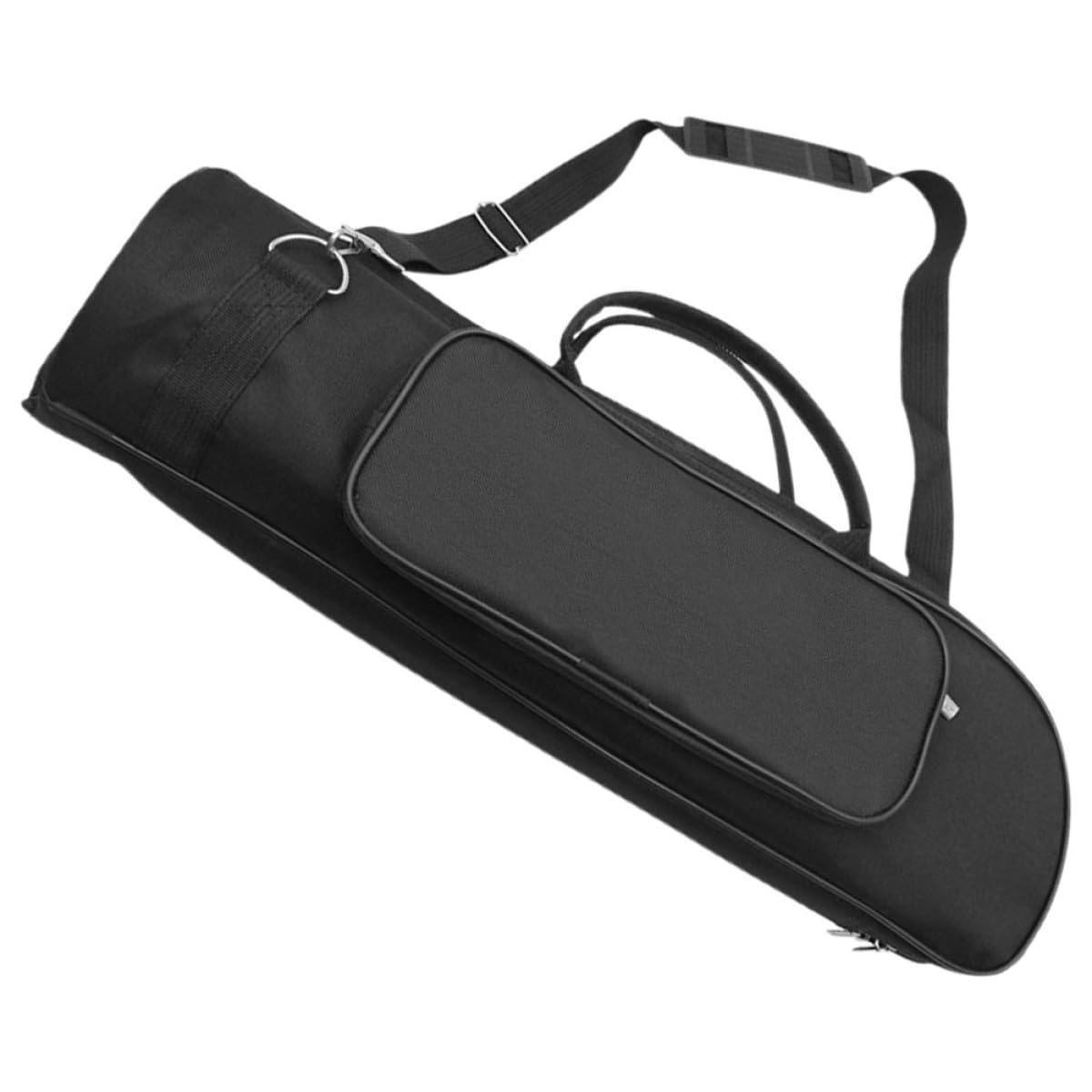 Bolsa de Transporte para Trompeta de Tela Oxford, Correa de Hombro y Asas, Compartimentos Separados, Protección Fácil de Llevar