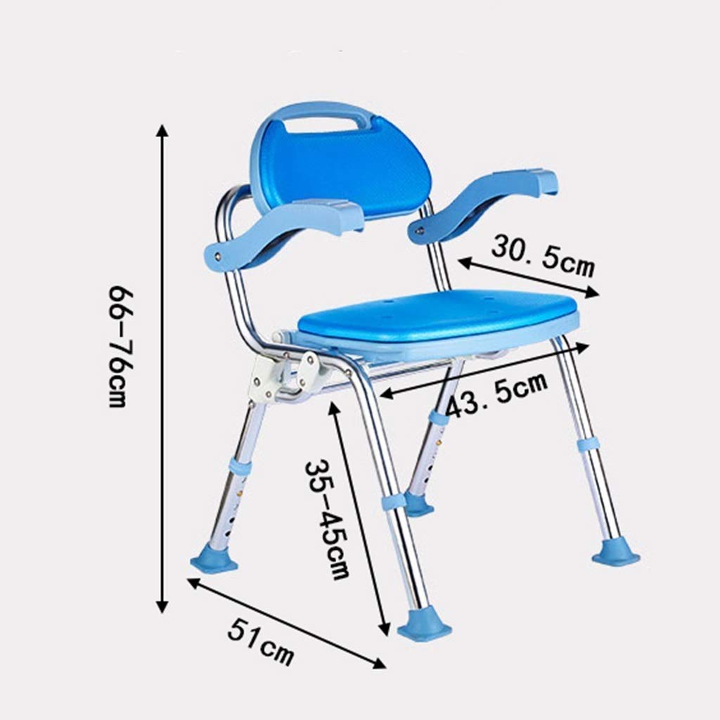 Asientos De Baño Taburete De Baño Taburetes De Baño Taburete De Baño Plegable para Embarazadas Silla De Baño para Personas Mayores Taburete De Pared para Baño Artículos E