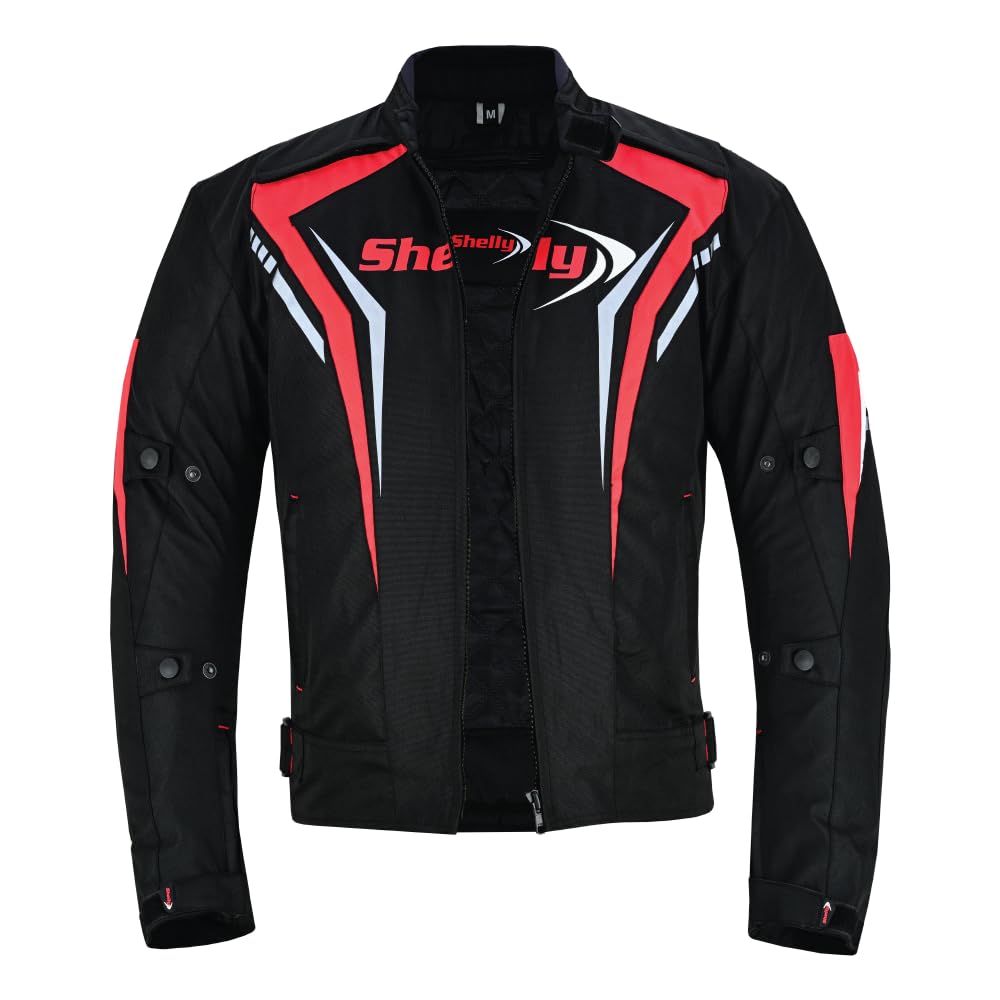 Shelly - Giacca da moto da uomo per avventura/tour, con tessuto Cordura, estate e inverno, antivento, per corse e equitazione