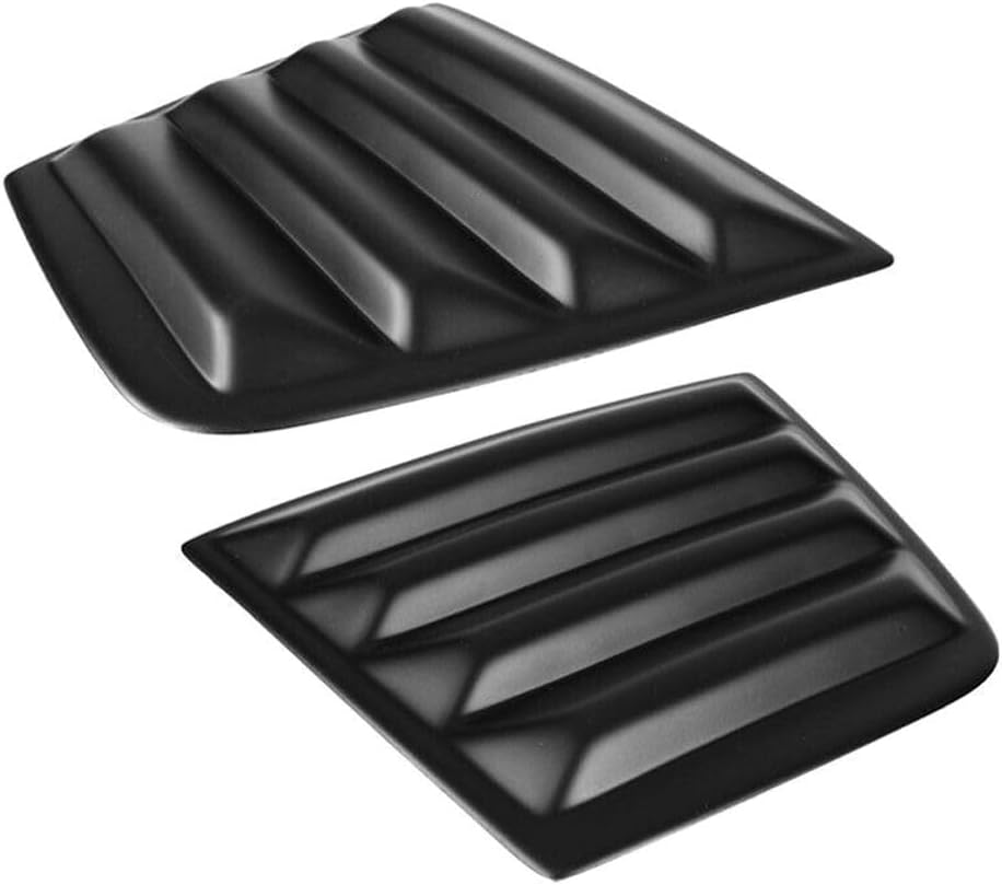 for Dodge for Charger 2011-2023 V2 Style Matte Black Side Window Scoop Louver Cover