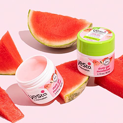 Yes To Watermelon Daily Gel Moisturizer, Plumping Moisturizer That Improves Texture & Refreshes Your Skin, With Antioxidants, Sodium Hyaluronate & Vitamin C, Natural, Vegan & Cruelty Free, 1.7 Fl Oz #TOP7
