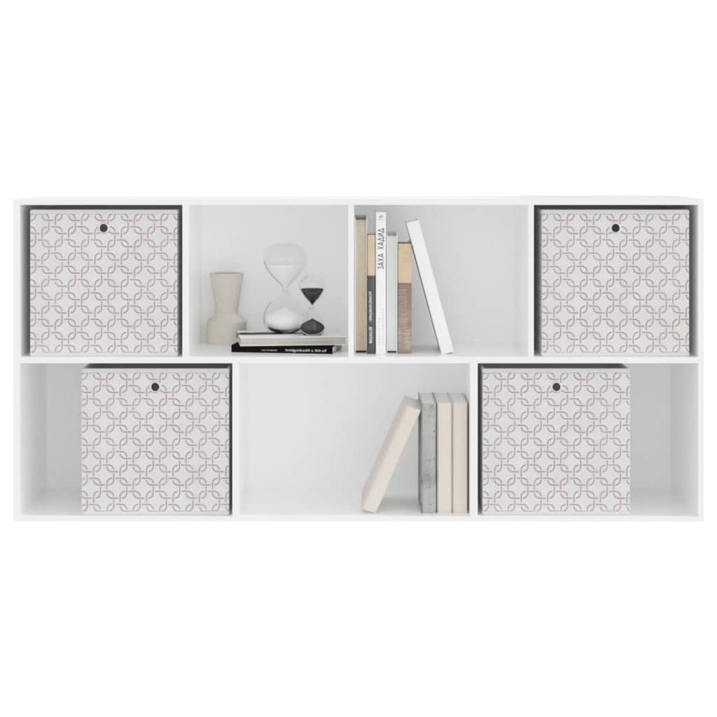 Gecheer Scatole portaoggetti pieghevoli in tessuto non tessuto, 4 pezzi, crema, contenitore portaoggetti con scomparti per camera da letto, soggiorno, bagno, sotto letto, guardaroba
