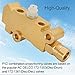 PV2 Combination Proportioning Valve, PV71 Disc/Drum Disc Front Drum Rear Brass Brake Proportioning Valve,172-1353 Front Drum Rear Brake fit for Ford Chevy Classic Car Truck