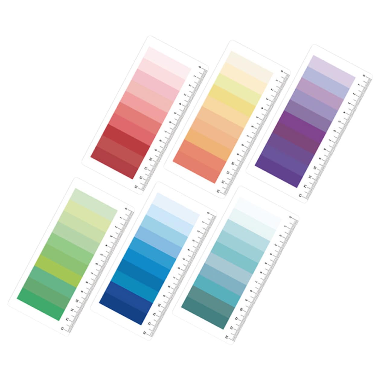 HOMSFOU 12 Sätze Praktische Haftmarker Pastellfarben Selbstklebende Index Tabs für Büro und Zuhause Transparente Notizzettel für Einfache Organisation und Kennzeichnung