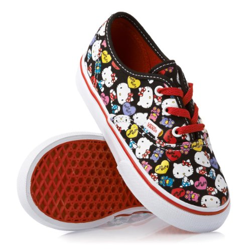 Vans Authentic VOKO66Z, Baskets mode mixte enfant - Noir-TR-F4-469, 26 EU