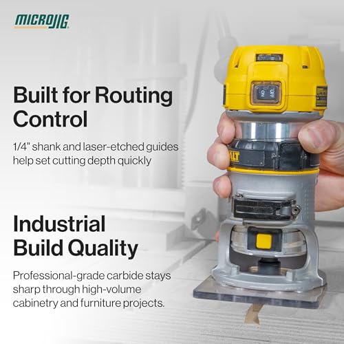MICROJIG Matchfit Dovetail & Relief Bundle