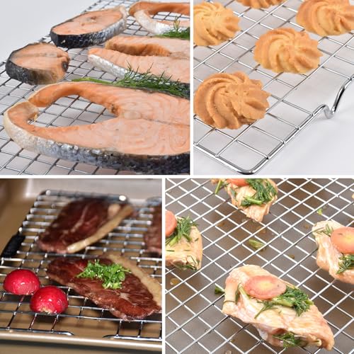 Rack de refroidissement robuste en acier lourd 16x10 pour une cuisson parfaite au four - 3