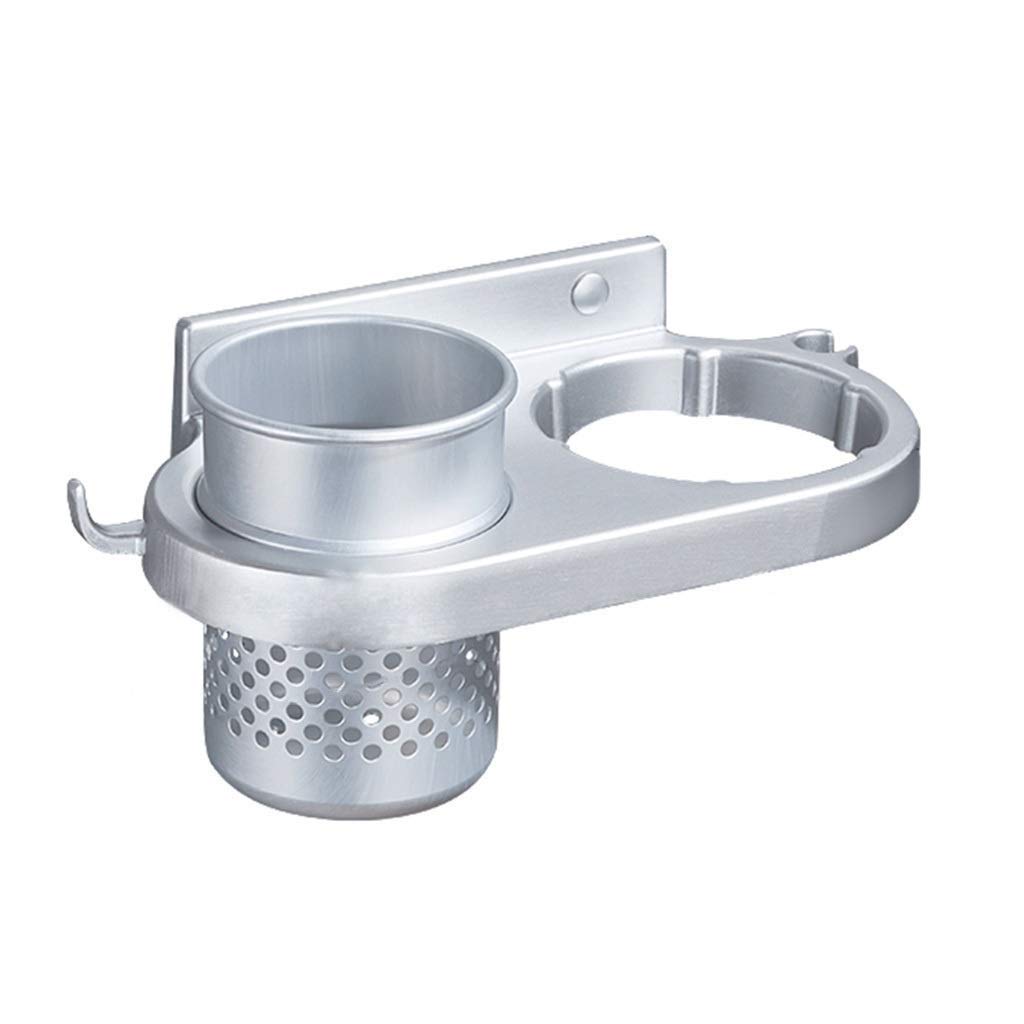 Soporte para secador de Pelo, Organizador de secador de Pelo, Soporte de Pared para secador de Pelo, Organizador de Soporte para Peinado con Taza