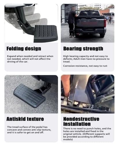 Estribo retráctil trasero para Isuzu DMAX 2015-2020 miniatura 7
