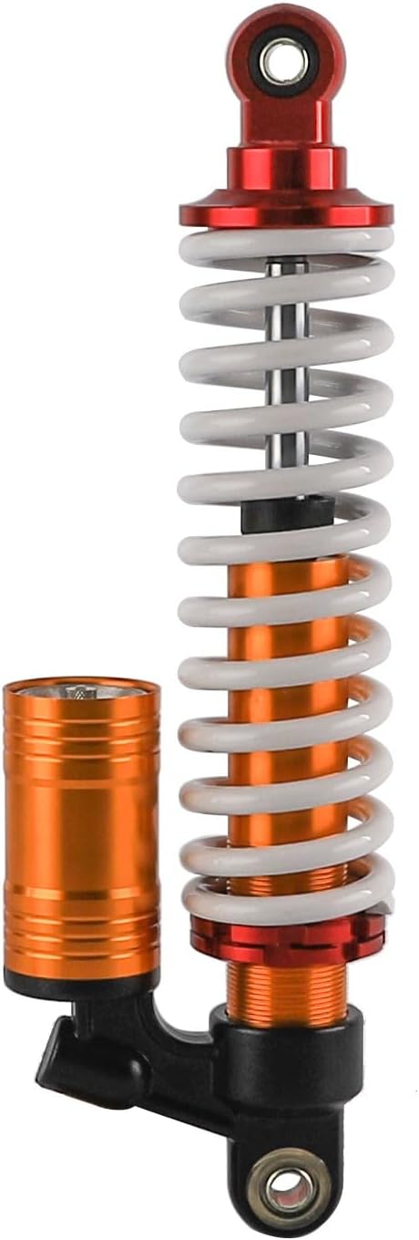 2PCS 12.5" Front Shock Absorbers 320mm Suspension for ATV Quad Go Kart 4 Wheeler, Heavy Duty 800lbs Spring, 50mm Travel, 12mm Mount Hole, Durable Replacement Front Suspension Shocks for Off Road