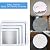 Drywall Repair Kit 16 PCS Aluminum Drywall Patch Repair Kit 2/4/6/8 Inch Self-Adhesive Mesh Drywall Patch, Dry Wall Patch Kits Wall Patch for Holes Drywall Repair