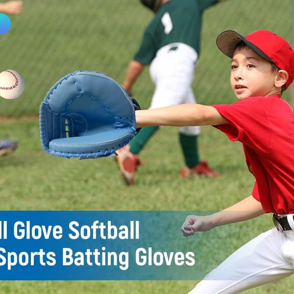 Baseball Glove Batting Gloves Thickening Softball Mitt Left Hand Use Softball Glove Outfield Gloves for Exercise Practice Training Beginner