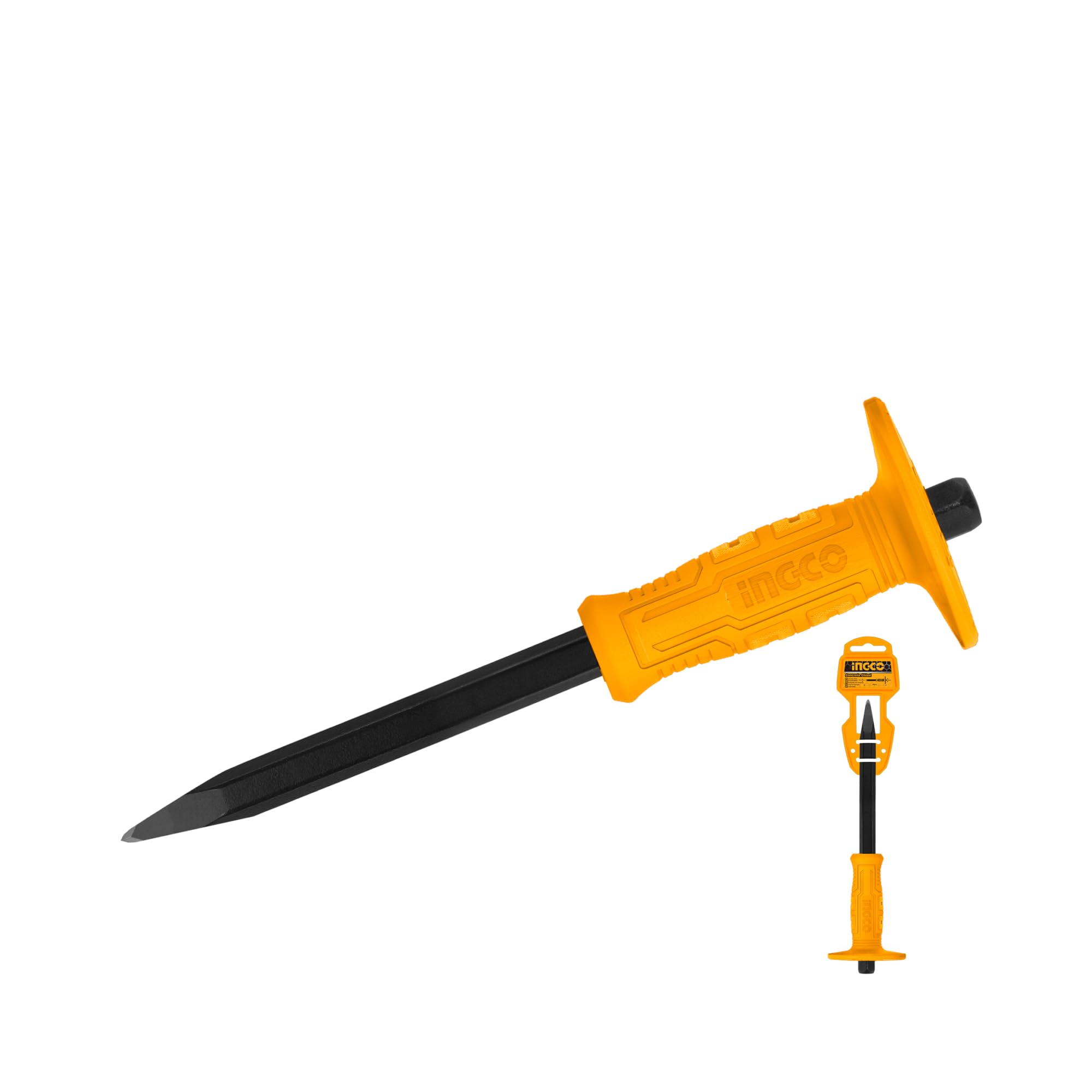 INGCO Concrete Chisel, 4mm*16mm*250mm, Unique Design Handle, 45# Carbon Steel, Drop forged and Heat Treatment, for DIY, Home Improvement (B0CKPCP59D) Amazon Price History, Amazon Price Tracker