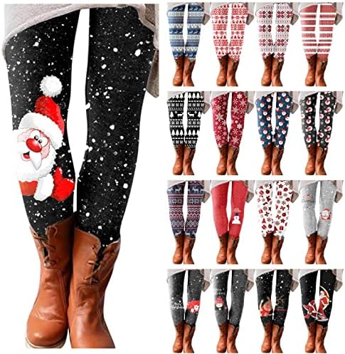 Women's Christmas Reindeer Printed Xmas 