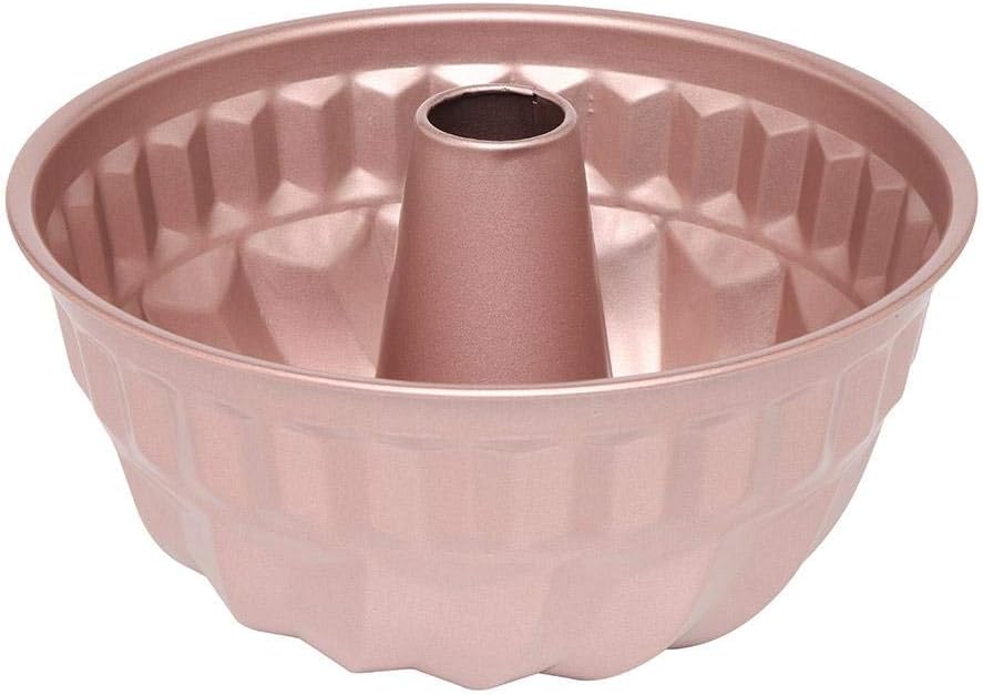 Wiltshire Rose Gold Round Fluted Mould Pan Ring Cake Tin, Cake Mould
