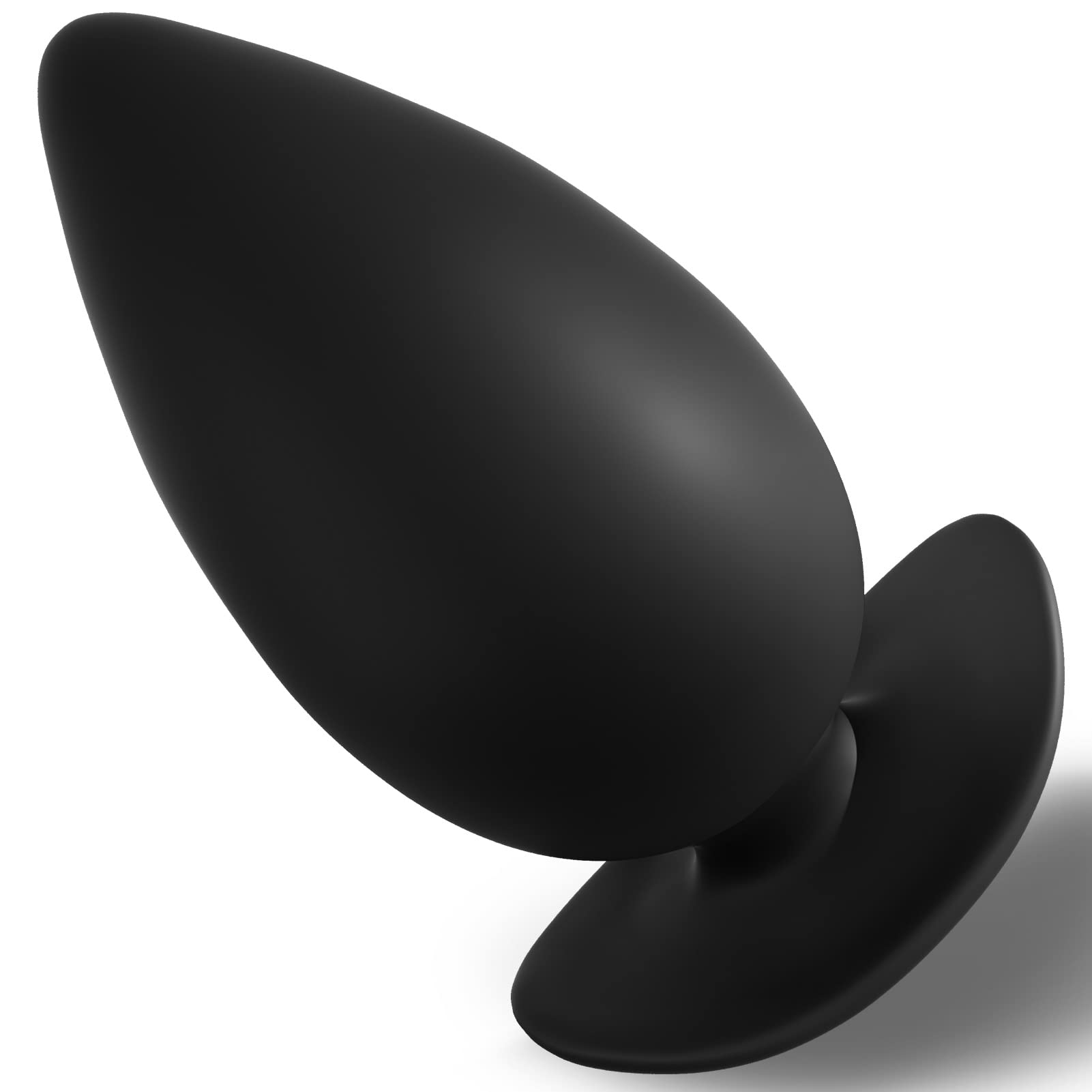 Anal Plug Butt Plug with Safe Curved Base Prostate Massager Dilator Sex Toy for Men Women Masturbation (XL)