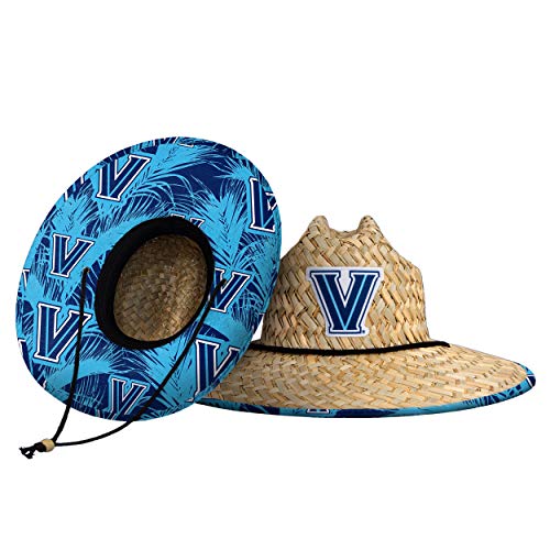 Image of FOCO Men's NCAA College Team Logo Floral Straw Sun Hat