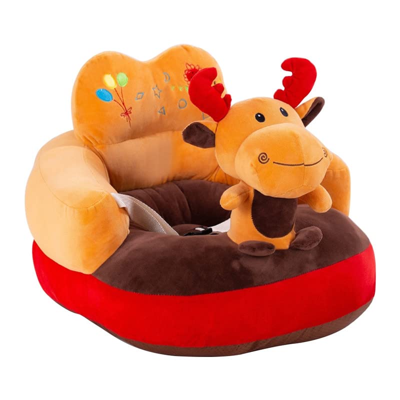 Image of HUG 'n' FEEL SOFT TOYS Dear Shape Baby Soft Plush Cushion Baby Sofa Seat or Rocking Chair for Kids Plush & Stuffed Toys