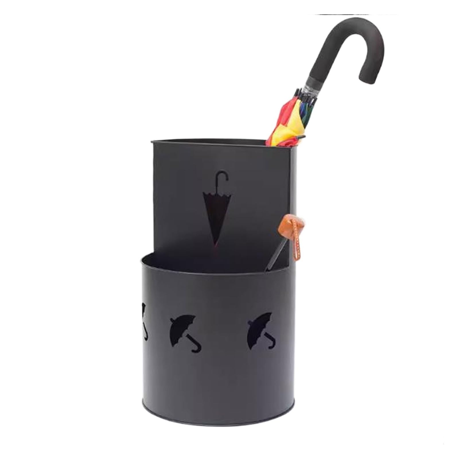 CJHFR472SG Umbrella Rack Indoor Umbrella Storage Rack, Holder Stand with Removable Drip Tray Office(Black)