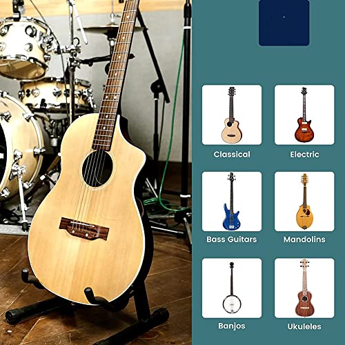 JUJNE Support de Guitare Acoustique, Support de Guitare éLectrique en MéTal Universel, Support de Guitare Basse Pliable… - Les Beatles, Paul McCartney, John Lennon, RIngo Starr, George Harrison JUJNE Support de Guitare Acoustique, Support de Guitare éLectrique en MéTal Universel, Support de Guitare Basse Pliable… – Image 3