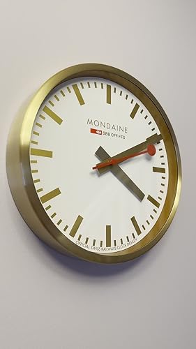 Amazon.co.jp: Mondaine - 壁掛け時計 A990.Clock.18SBG 25cm - 公式