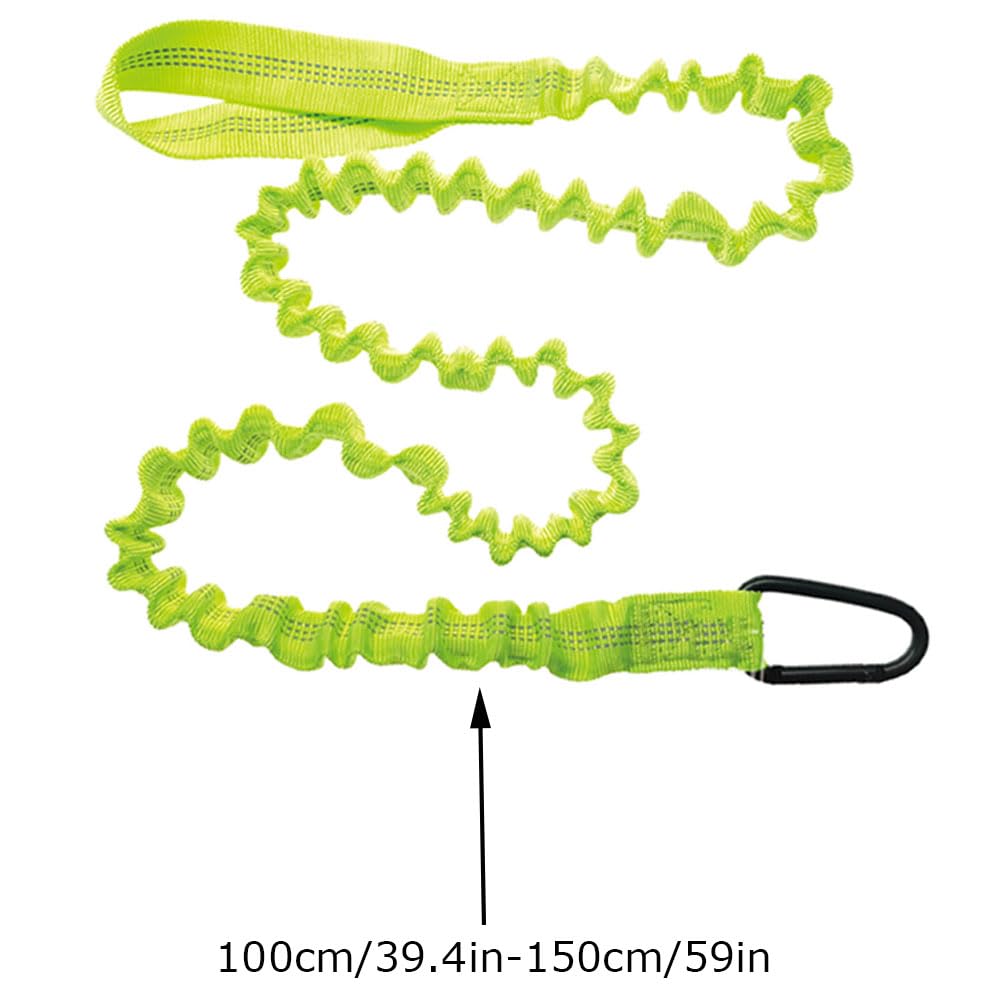 2 correas de remo para kayak de 1,5 m, correa elástica para remo de kayak, correa elástica de seguridad con mosquetón, cuerda de remo para kayak, remo de seguridad, correa de remo para kayak,
