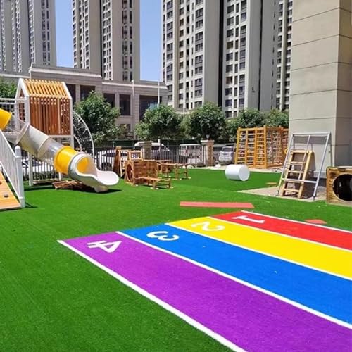 Gazon synthétique violet tapis de sol propre pour aires de jeux